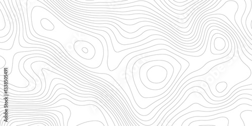  White wave paper curved reliefs abstract background. Abstract topographic contours map background. luxury topographic wavy pattern and geographic grid map design . Abstract lines background.