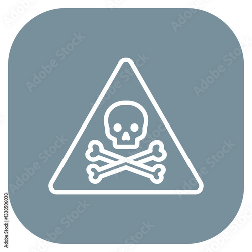 Chemical Hazard Label Icon