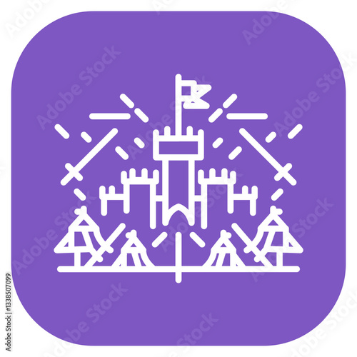 Medieval Battlefield Icon