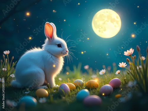  Moonlit Easter: A Winter Wonderland
