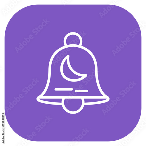 Midnight Bell Vector Icon