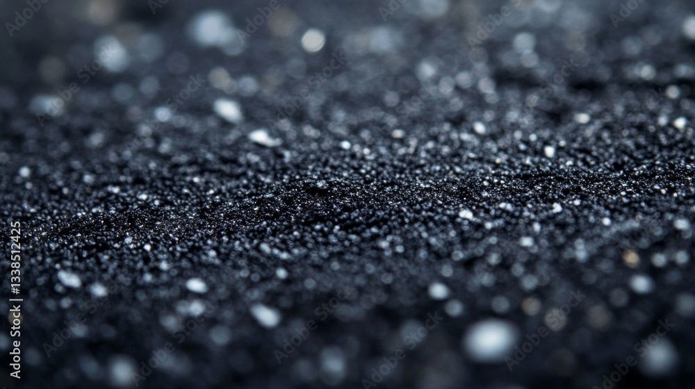Dark Surface Texture With Glimmering Particles Dark Surface Texture With Glimmering Particles