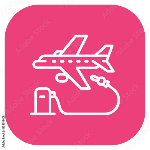 Aircraft Refueling Icon