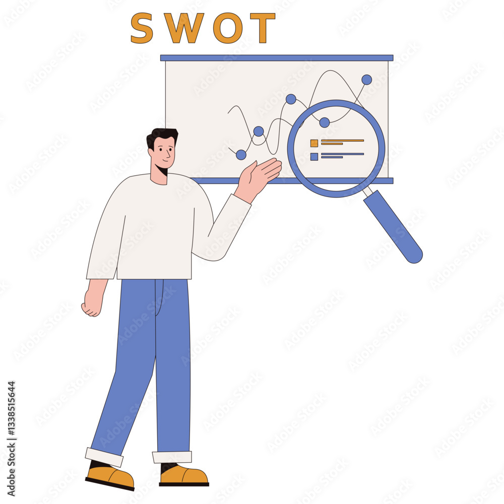 SWOT Analysis Illustration SWOT Analysis Illustration