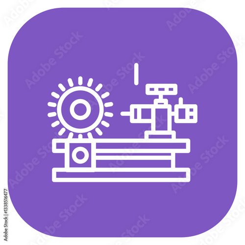 Metal Lathe Icon