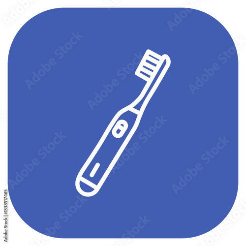 Electric Toothbrush Vector Icon