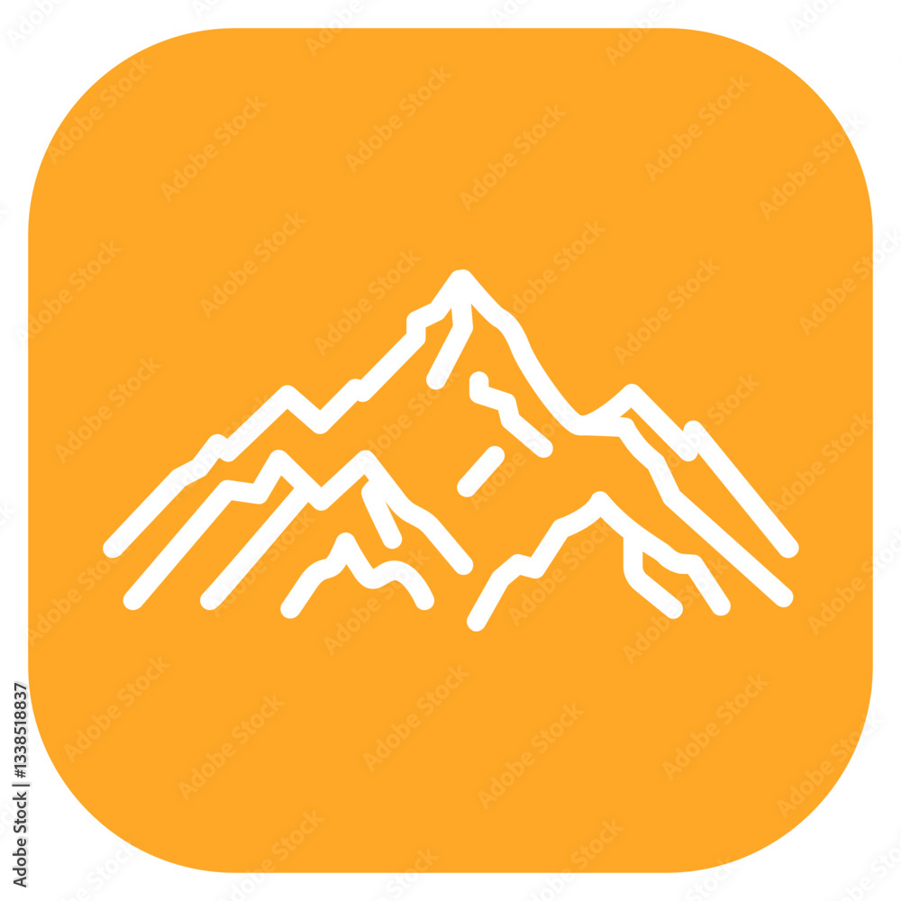 Fototapeta premium Snow Cap Icon