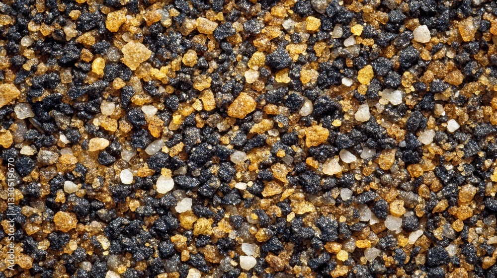 Close Up View Of Assorted Sand Grains Close Up View Of Assorted Sand Grains