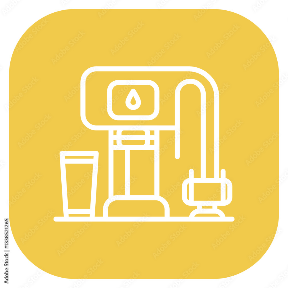 Smart Water Purifier Icon Smart Water Purifier Icon