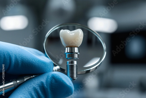 Dental implant components examination