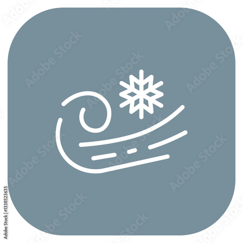 Wind Chill Vector Icon