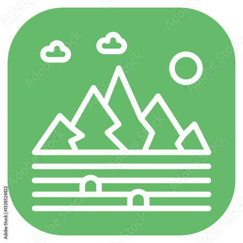 Barren Plains Vector Icon