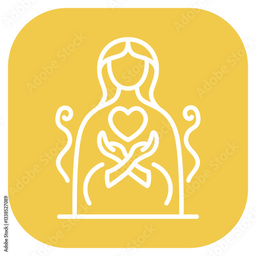 Healer Role Vector Icon
