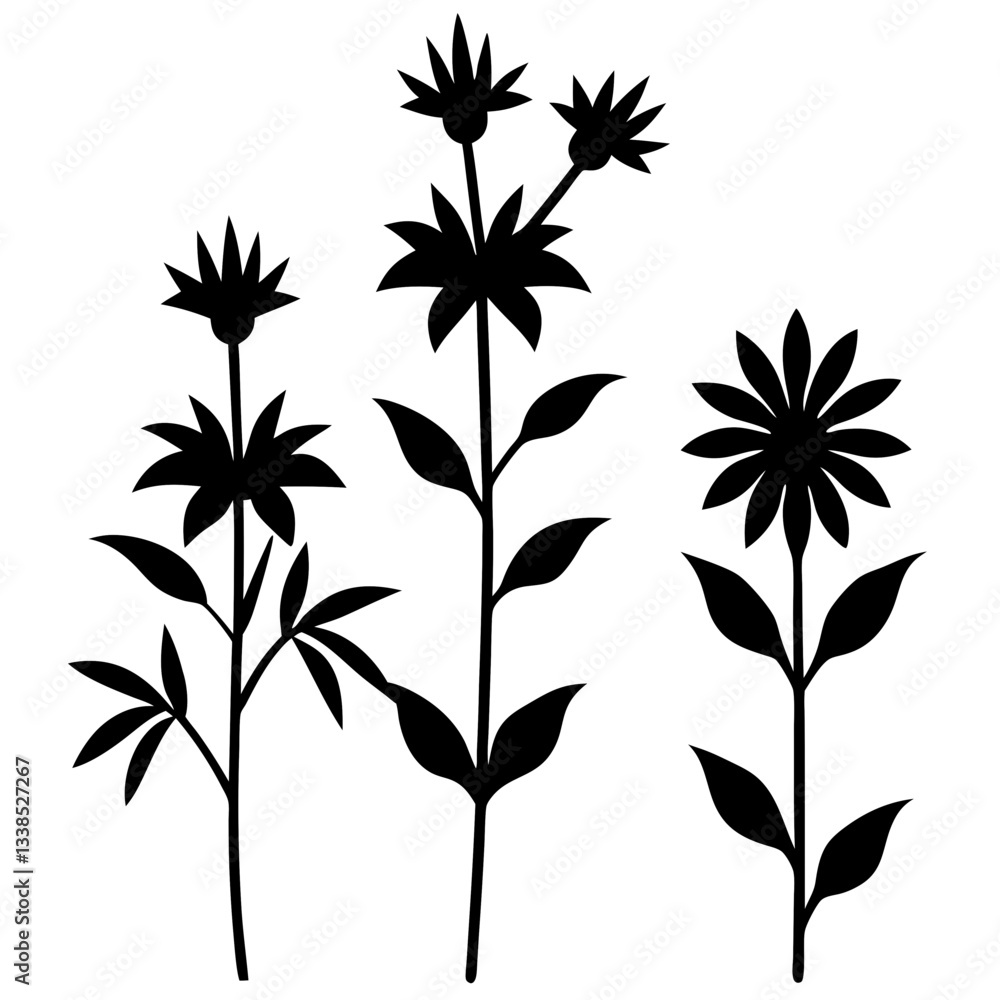 Seamless floral pattern with flowers and leaves in a vintage decorative style Seamless floral pattern with flowers and leaves in a vintage decorative style