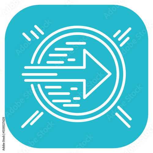 Speed Boost Vector Icon