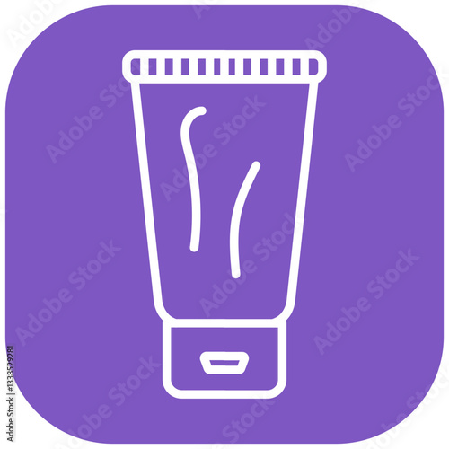 Baby Rash Cream Vector Icon