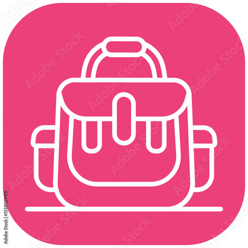 Diaper Bag Vector Icon