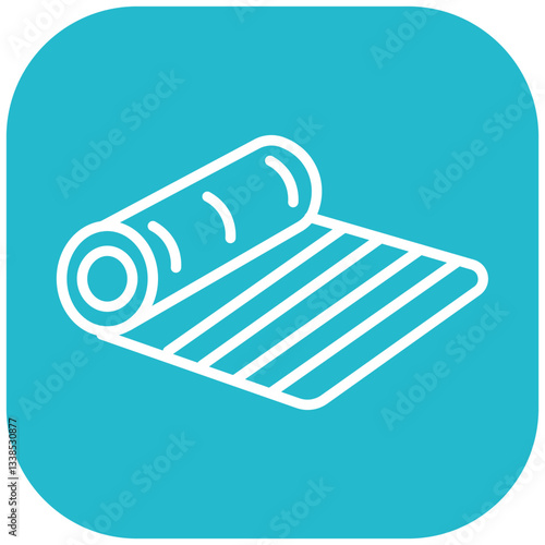 Training Mat Vector Icon