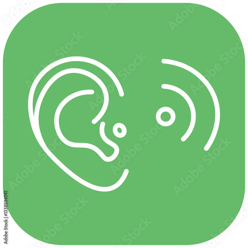 Hearing Test Vector Icon