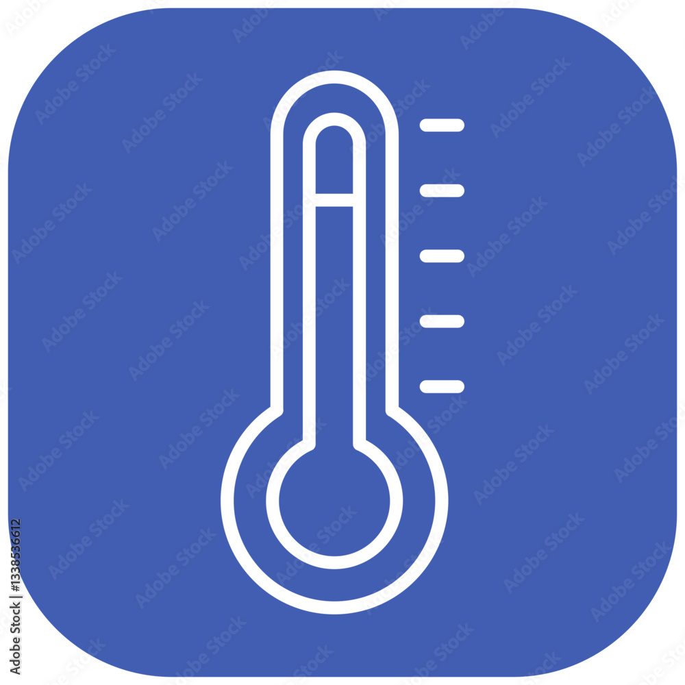 Thermometer Vector Icon Thermometer Vector Icon