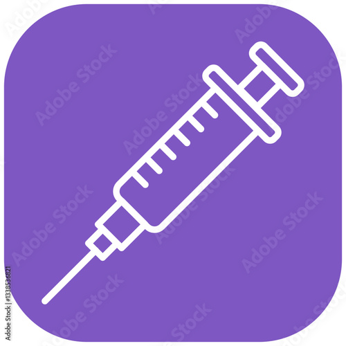 Allergy Shot Vector Icon