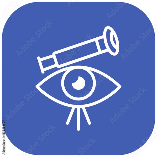 Long Term Vision Vector Icon