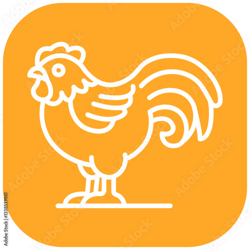 Hainanese Chicken Vector Icon