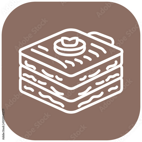 Moussaka Vector Icon