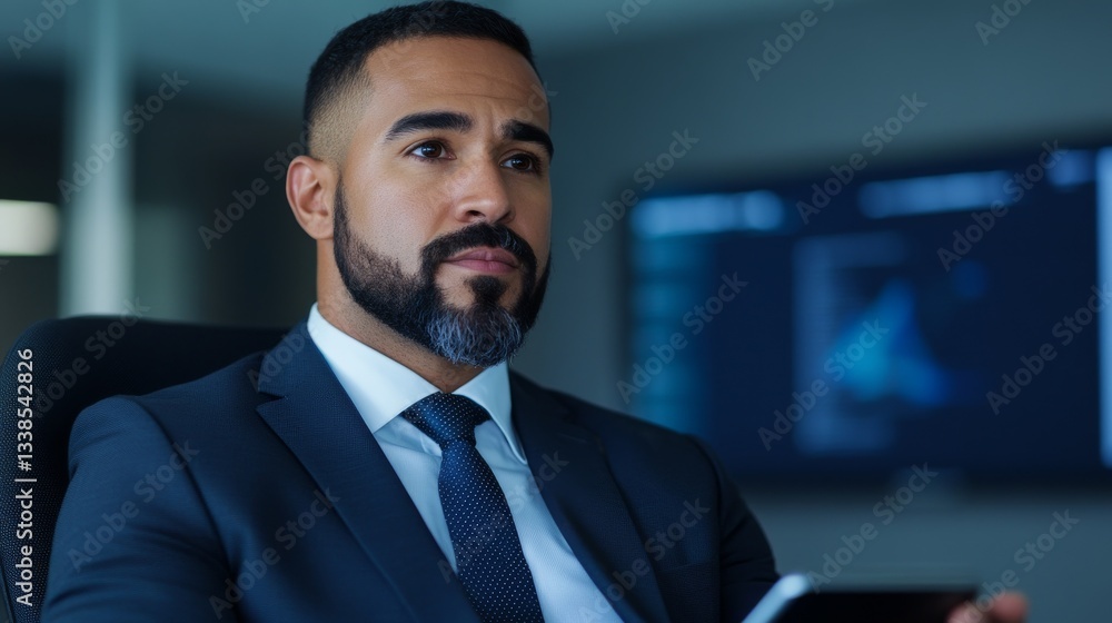 Fototapeta premium businessman in office