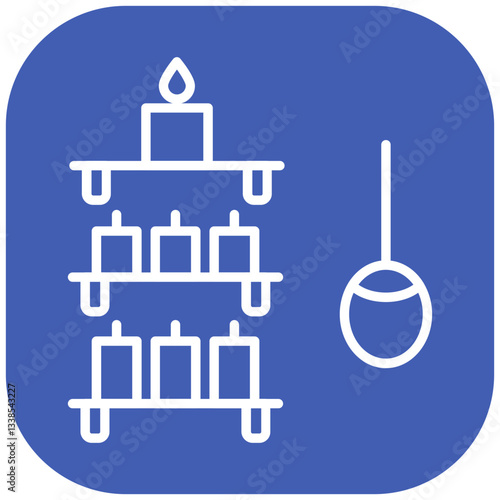 Candle Shop Vector Icon
