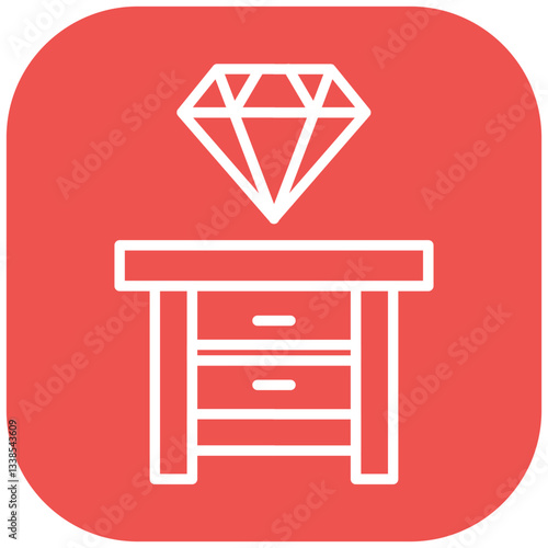 Jewelry Repair Shop Vector Icon