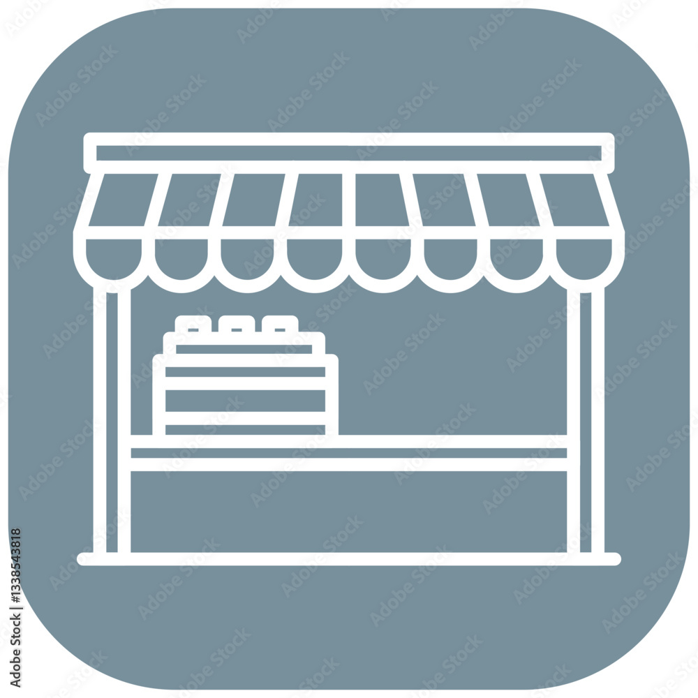 Obraz premium Tea and Coffee Store Vector Icon