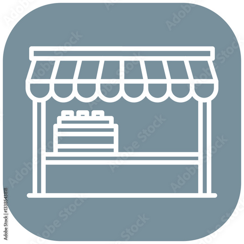 Tea and Coffee Store Vector Icon