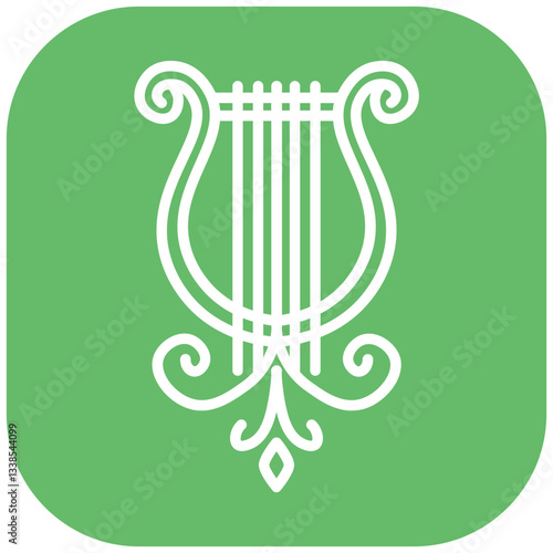 Lyre Vector Icon