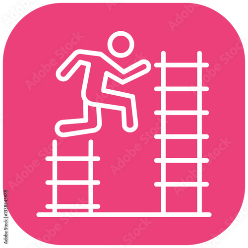 Agility Ladder Vector Icon