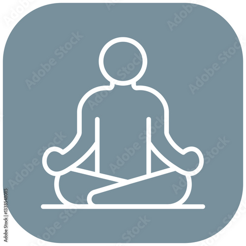 Breathing Exercise Vector Icon