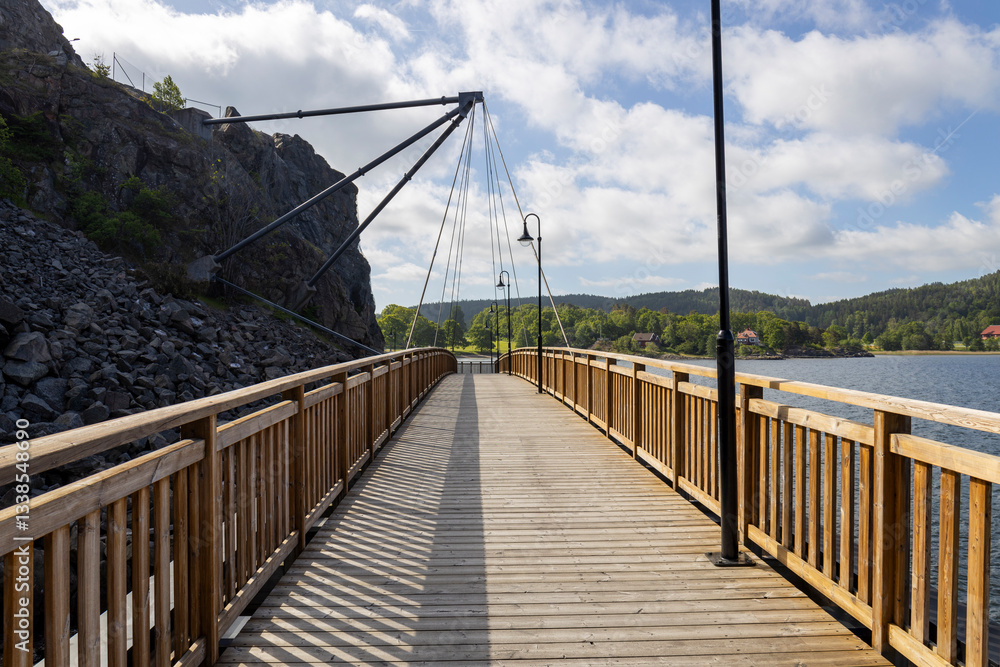 Obraz premium Strandpromenade Uddevalla Schweden 8