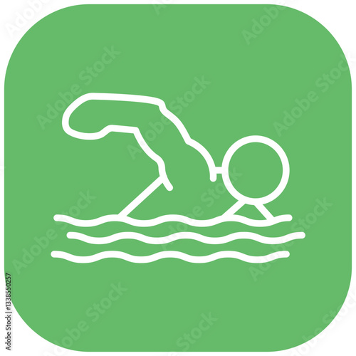 Breaststroke Vector Icon