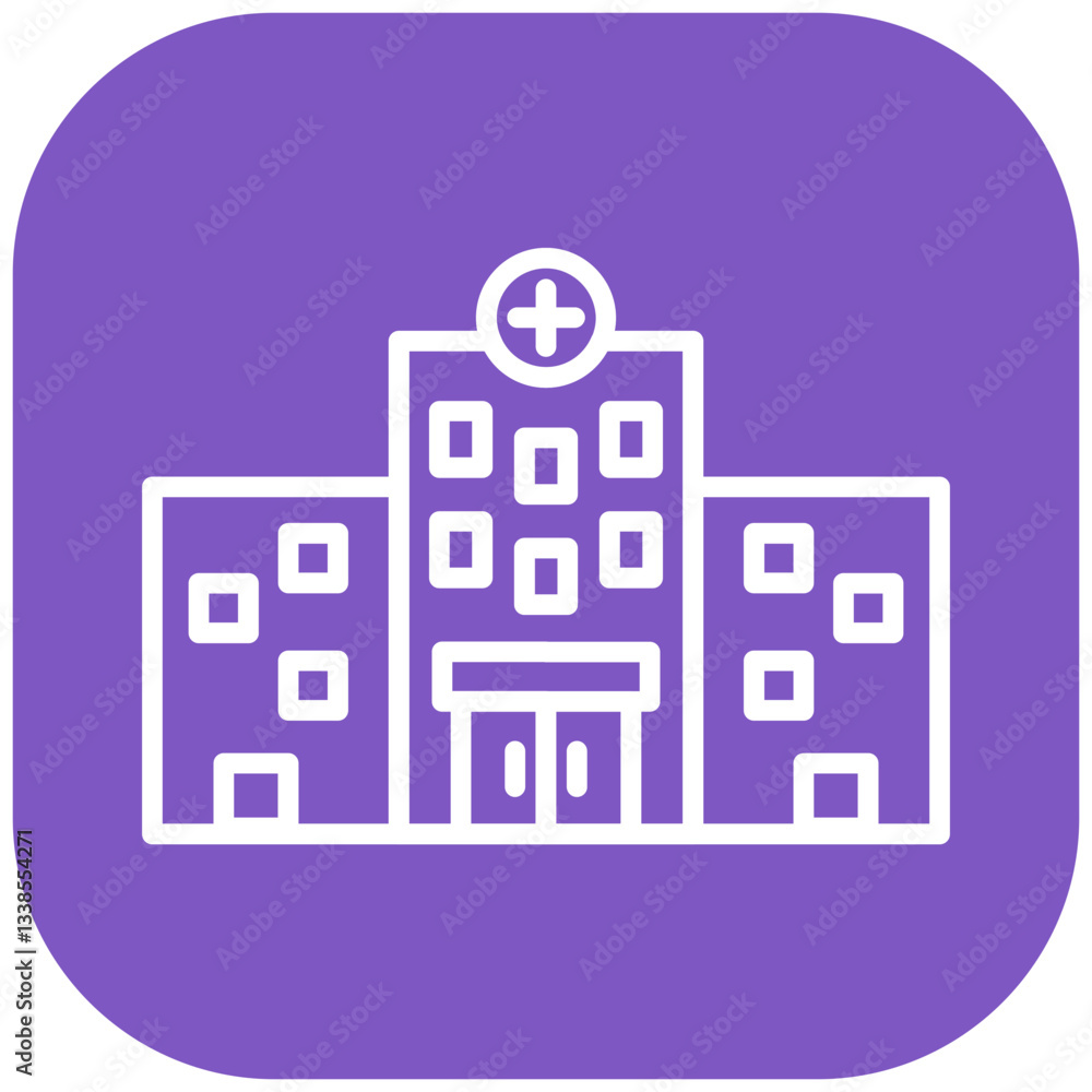 Hospital Vector Icon