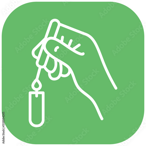 Swab Test Vector Icon