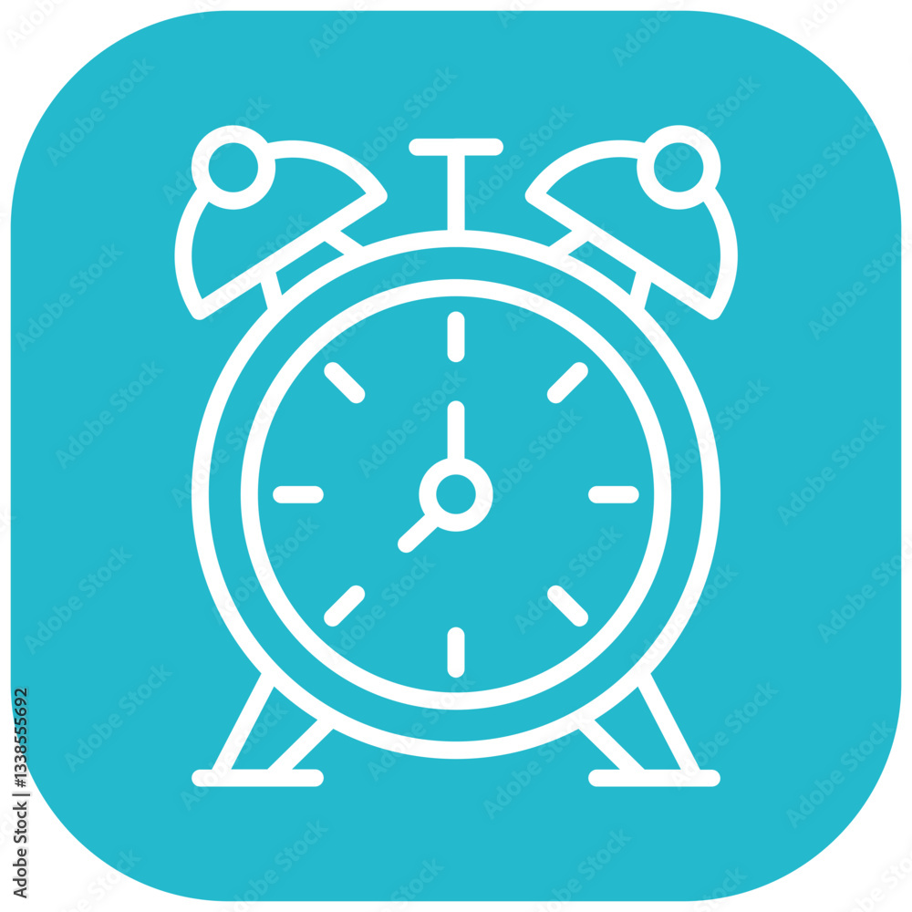 Alarm Repeat Vector Icon