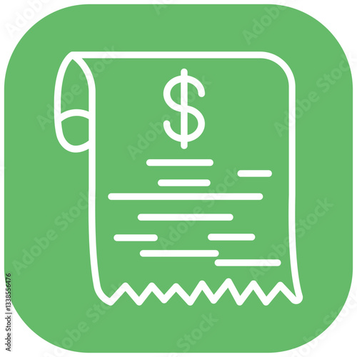 Payment Receipt Vector Icon
