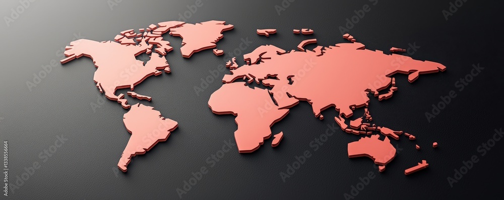 Import Tariffs policy strategy concept. 3D world map illustration on a textured background. Import Tariffs policy strategy concept. 3D world map illustration on a textured background.