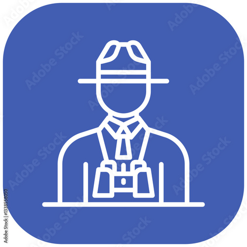 Park Ranger Vector Icon