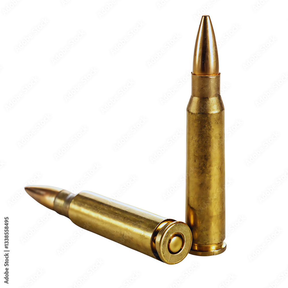 Two Golden Bullet Casings on Black Background HighResolution Stock Photo Two Golden Bullet Casings on Black Background HighResolution Stock Photo