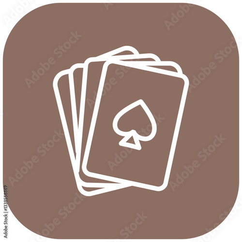 Deck of Cards Vector Icon