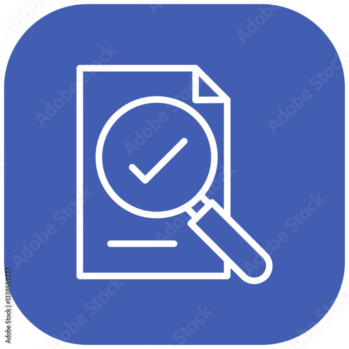 Fact Checking Tools Vector Icon