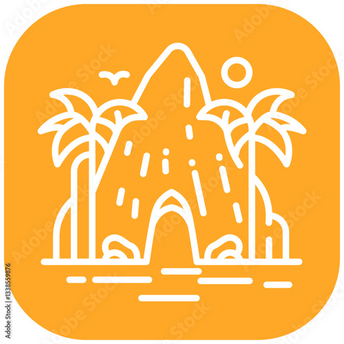 Beach Cave Icon
