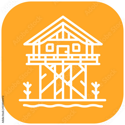 Stilt House Icon