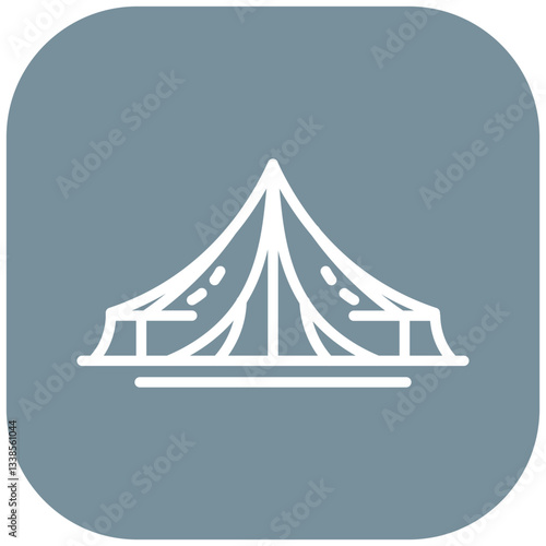 Mina Tent Icon Icon